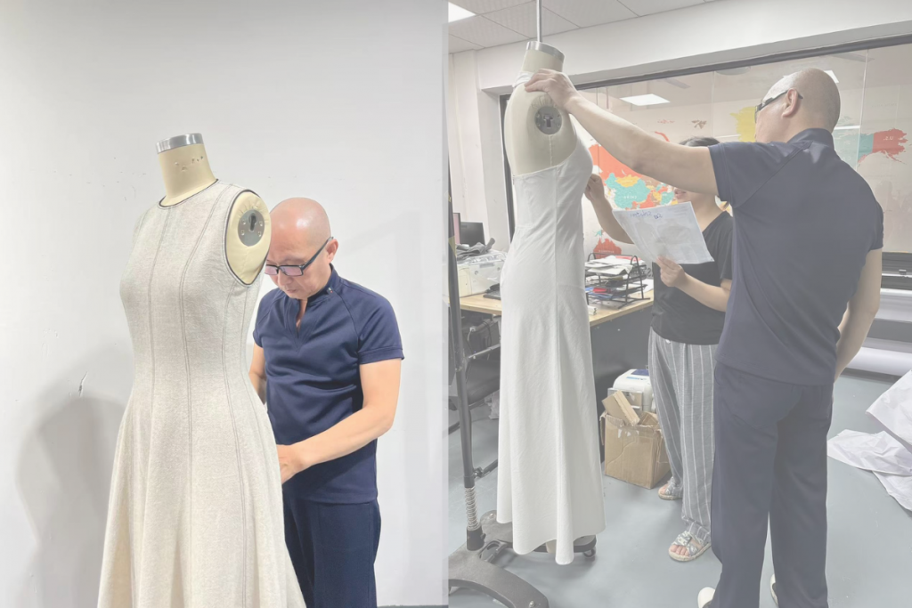 garment sampling process in factory