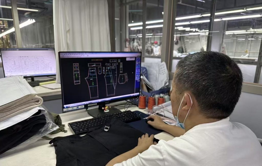 custom clothing pattern making process