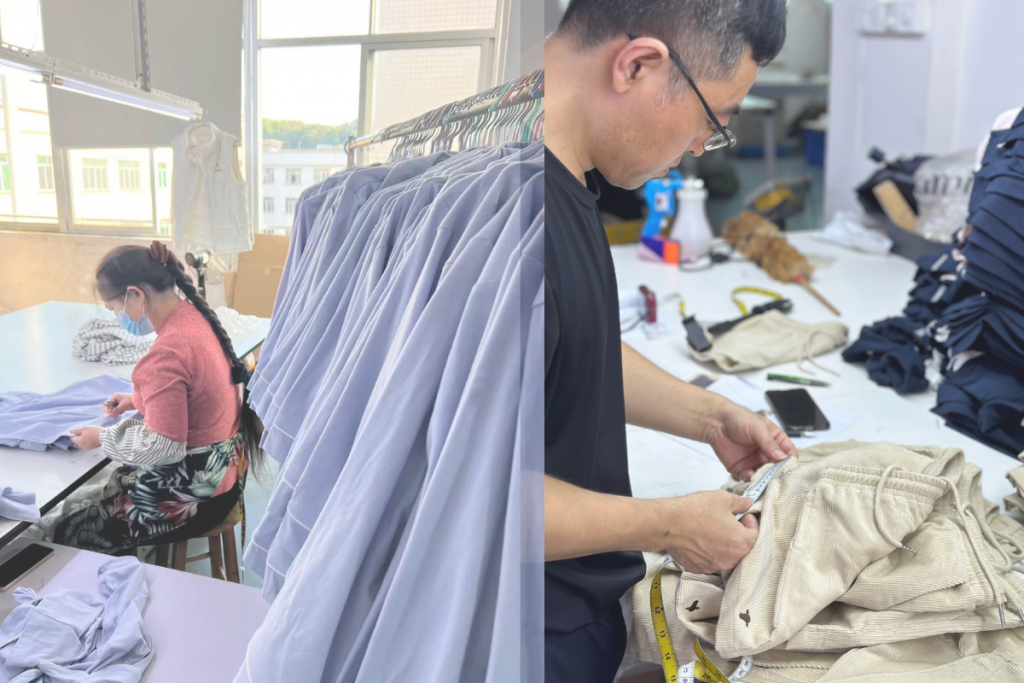 clothing quality control inspection