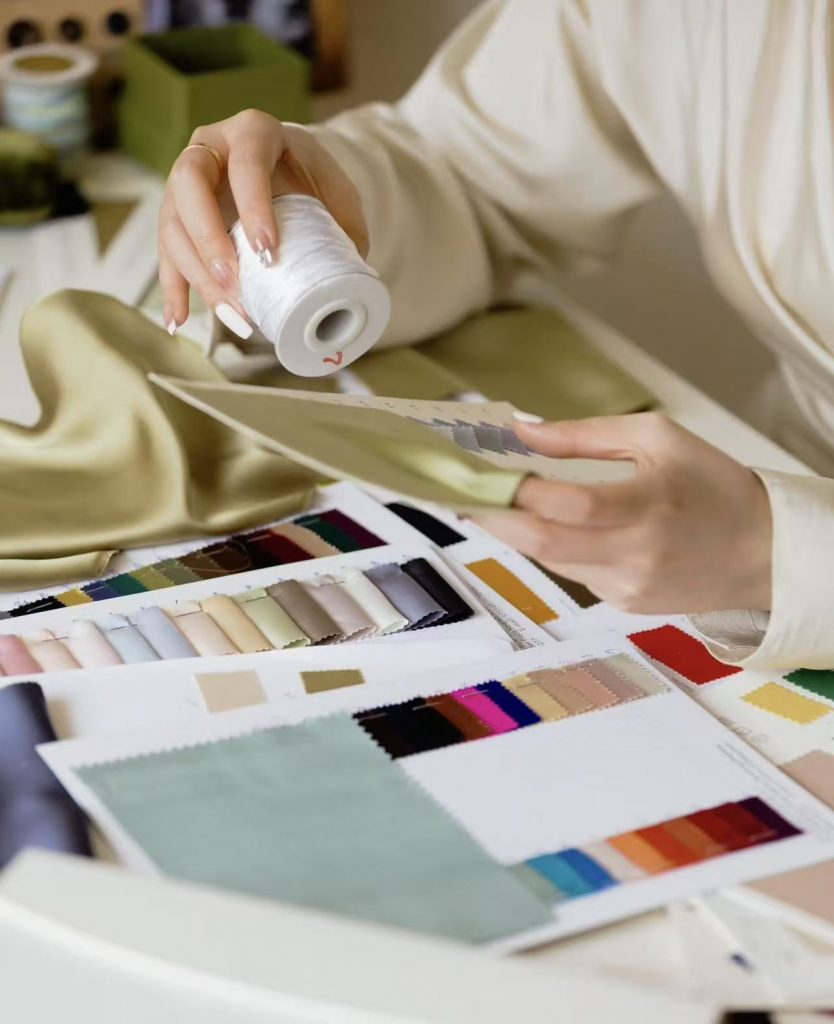 Non-sheer fabric selection for modest clothing production